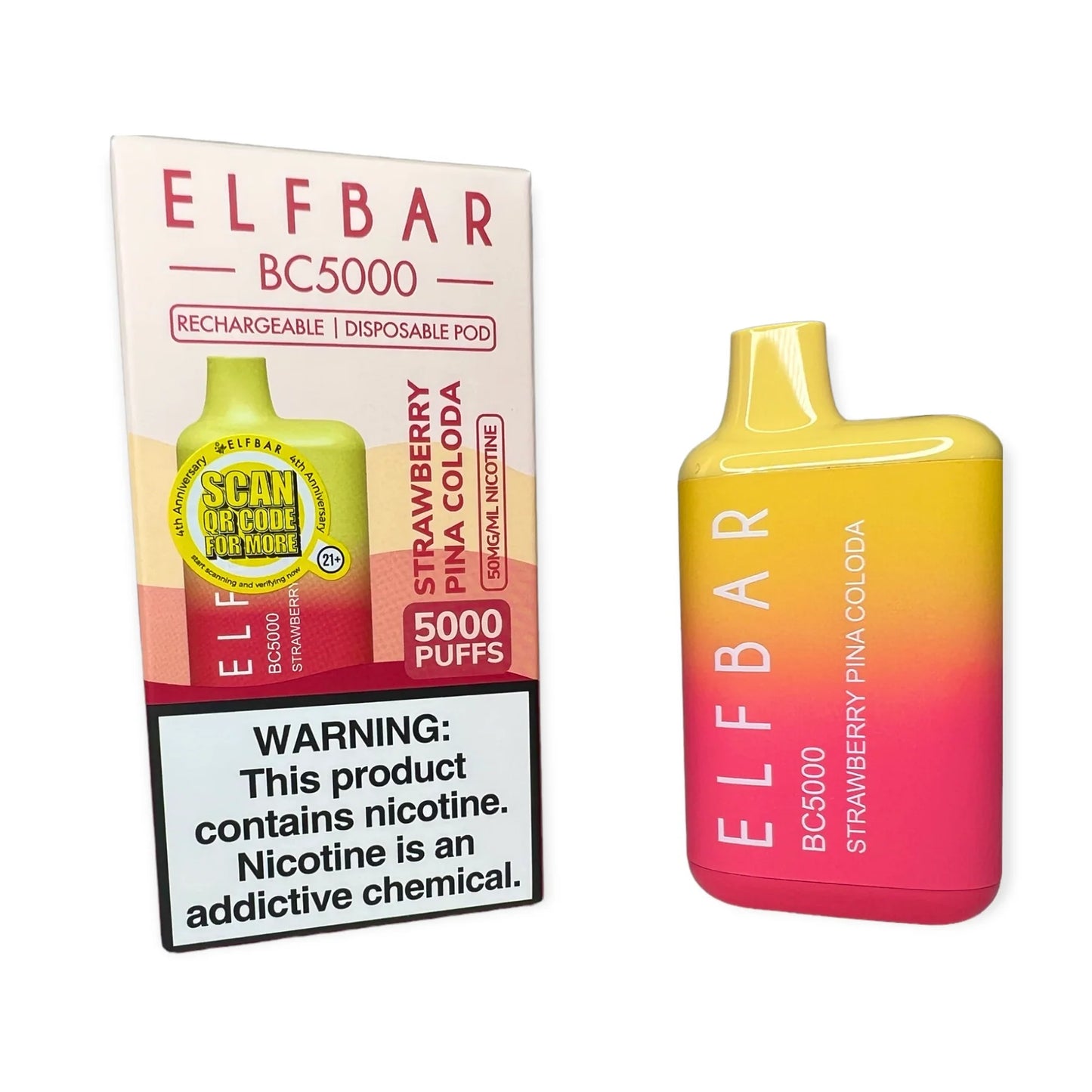 ELFBAR BC5000 Strawberry Pina Coloda