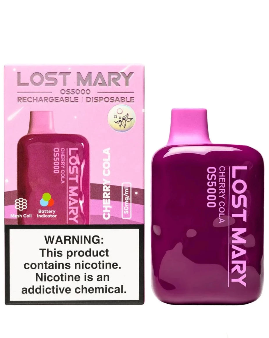 Lost Mary OS5000 Cherry Cola – Southernmost Vapor